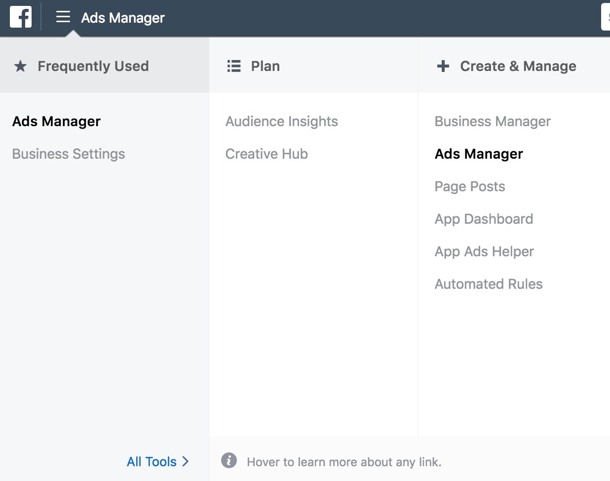 FB Ads Manager