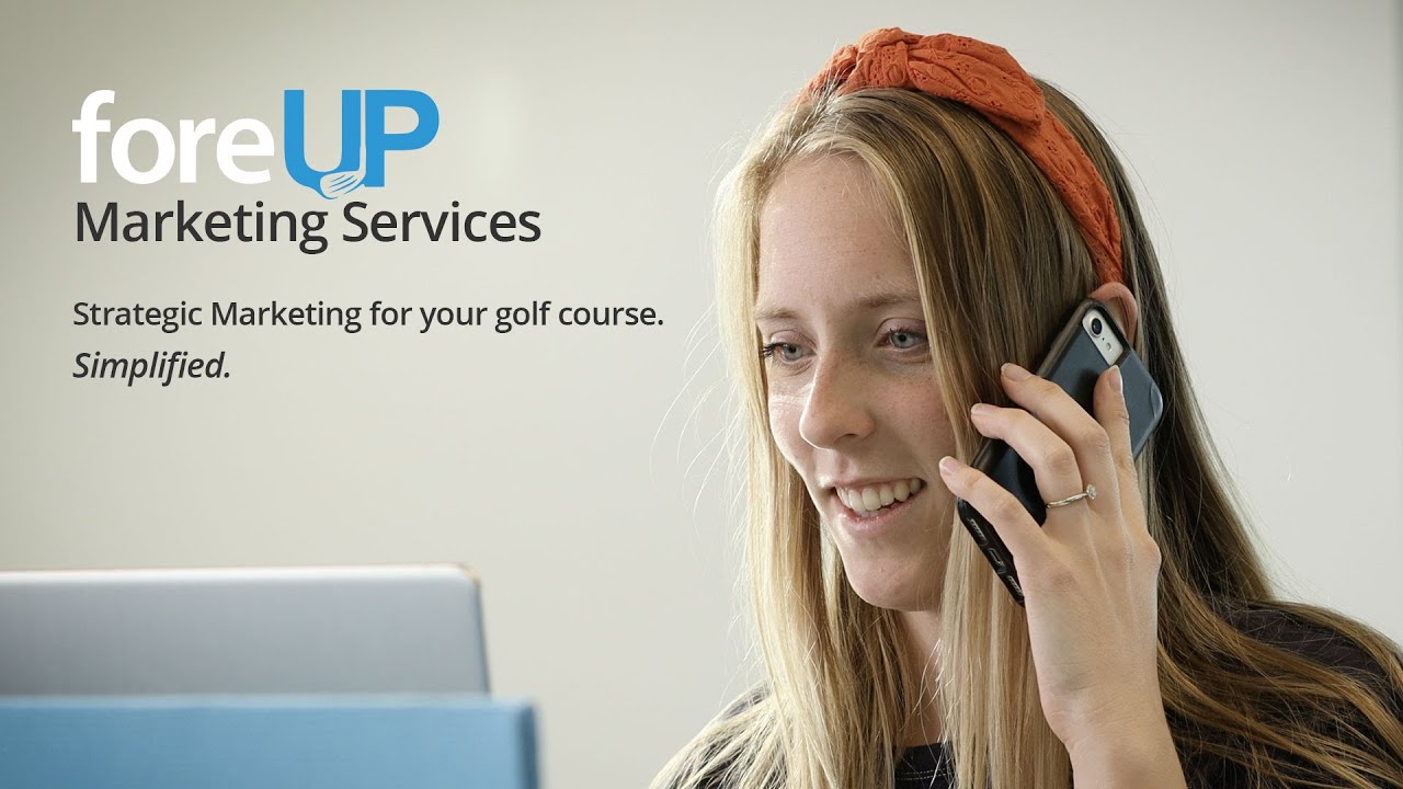 What is foreUP Marketing Services for golf clubs?