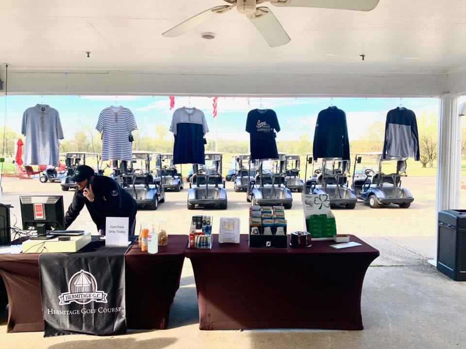 Hermitage Golf Couse_Outside Pro Shop_COVID19