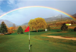 Rainy Golf Day by Brian Huff