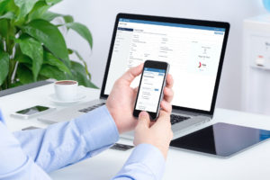 phone and computer with new settings interface
