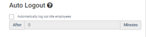 day ten auto logout on employees page