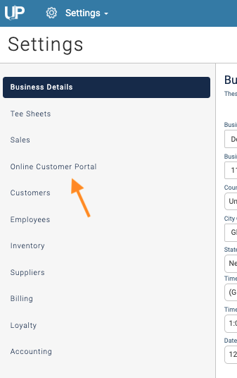 click online customer portal