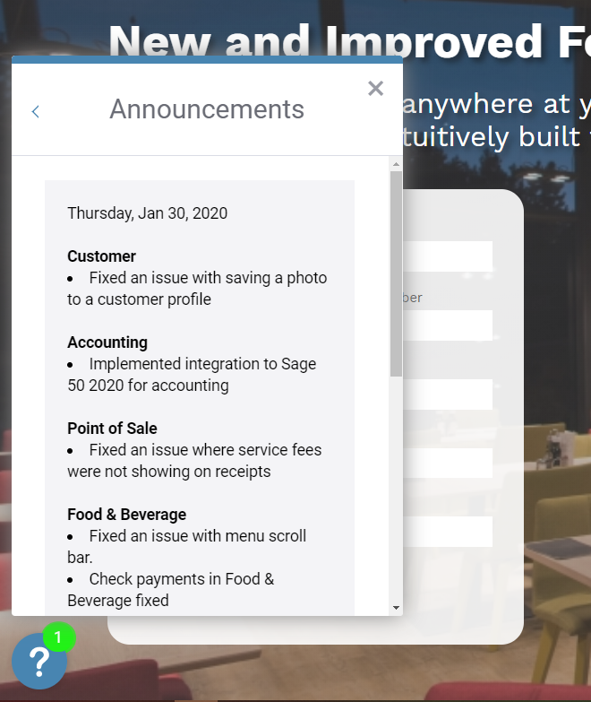 foreup golf software menu resource center