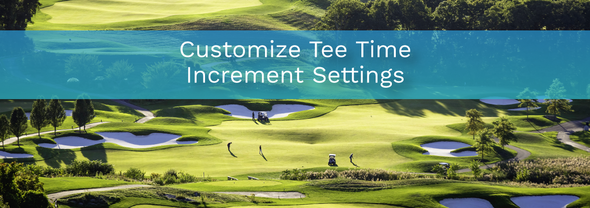 increment settings