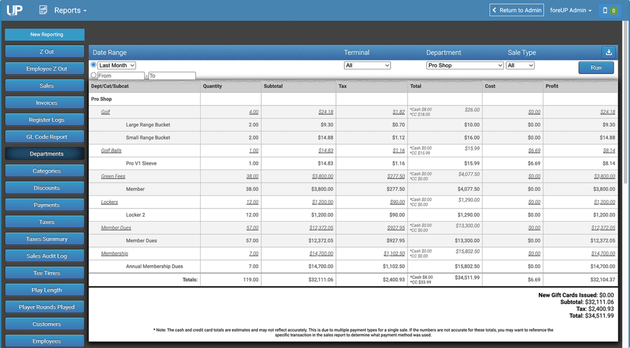 pos smart reporting