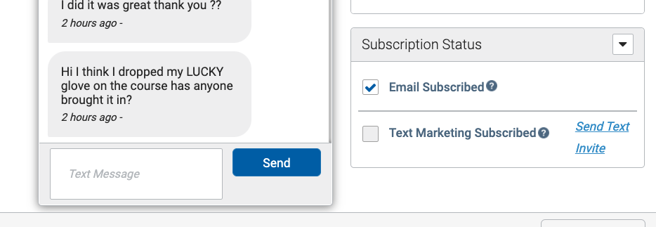 send text marketing invitation 