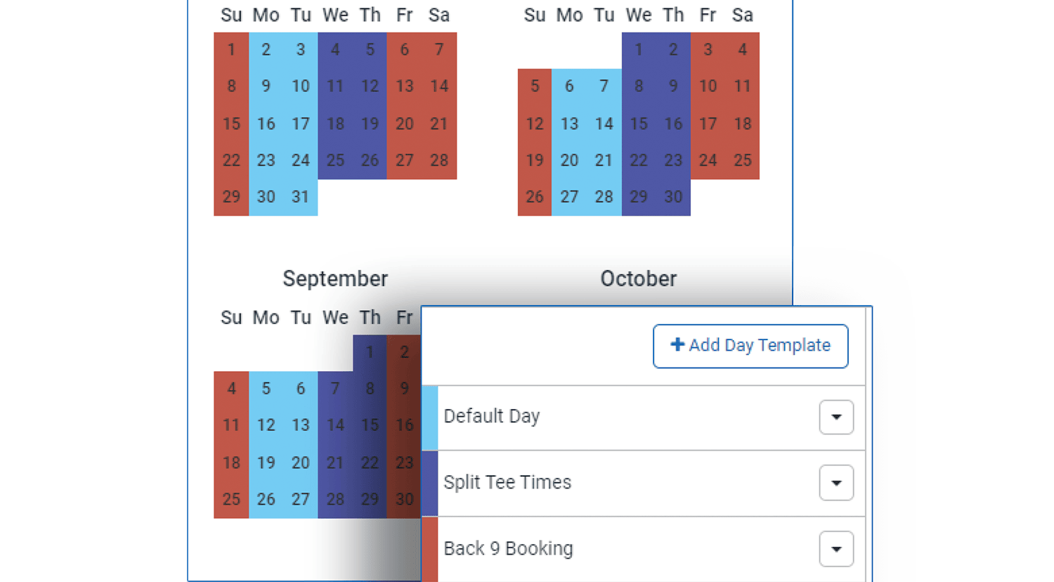 intelligent tee time scheduling software