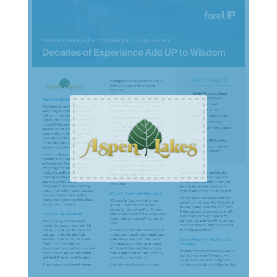 Aspen Lakes Customer Story